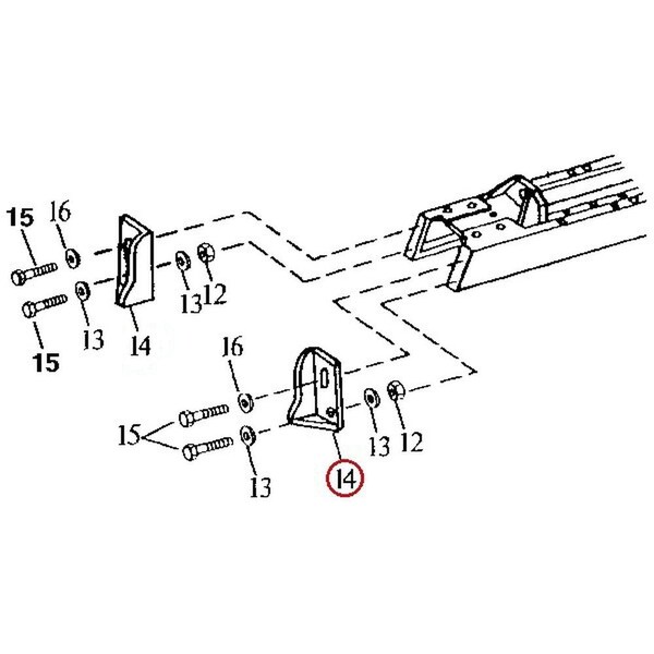 Aftermarket Right Hand Guard Rear AT117850 - main